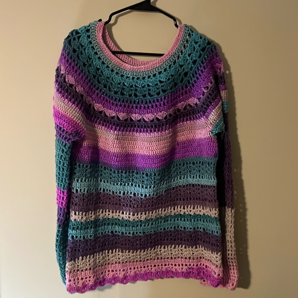Handmade crochet sweater